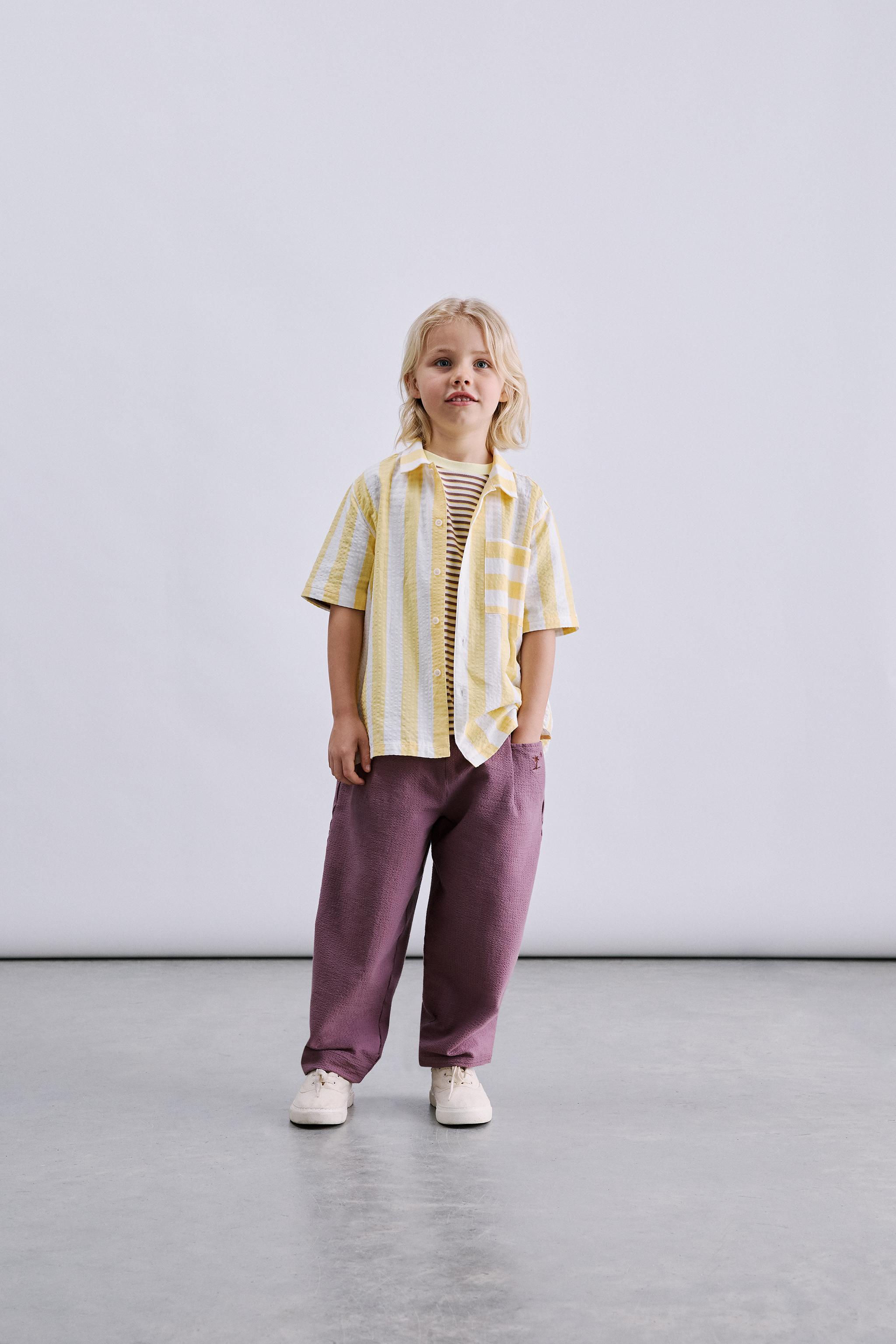 STRIPED SEERSUCKER SHIRT